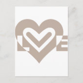 Liefde in grijs briefkaart (Voorkant)