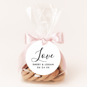 Liefde in handschrift Weddenschap Zelfinktende Stempel