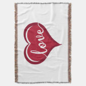 liefde in hart valentijn deken (Voorkant Verticaal)