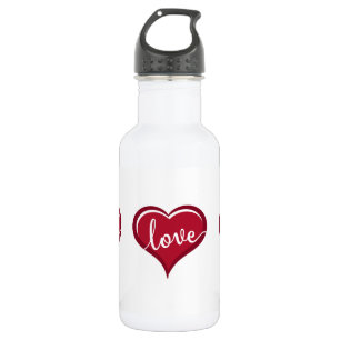 liefde in hart valentijn waterfles