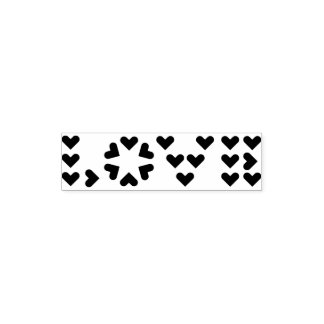 LIEFDE in harten Zelfinktende Stempel