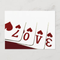 Liefde in hartspelkaarten