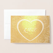 Liefde in het Afbeelding van het Lijst van het Har Folie Kaarten (Voorkant met envelop)