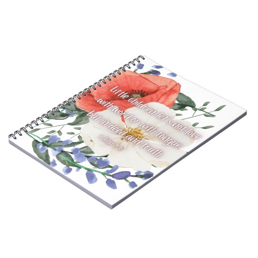 Liefde in het dagboek notitieboek (Linkerzijde)