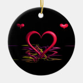 Liefde in het Darkness-Ornament Keramisch Ornament (Voorkant)