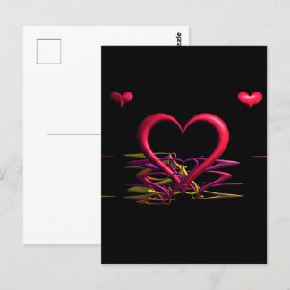 Liefde in het donkere Briefkaart