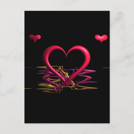 Liefde in het donkere Briefkaart (Voorkant)