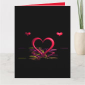 Liefde in het donkere Wenskaart Kaart (Voorkant)