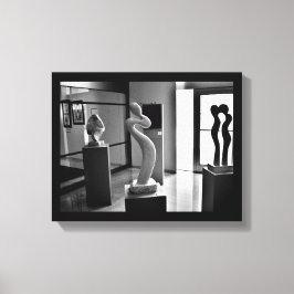 Liefde in het Museum Canvas Afdruk