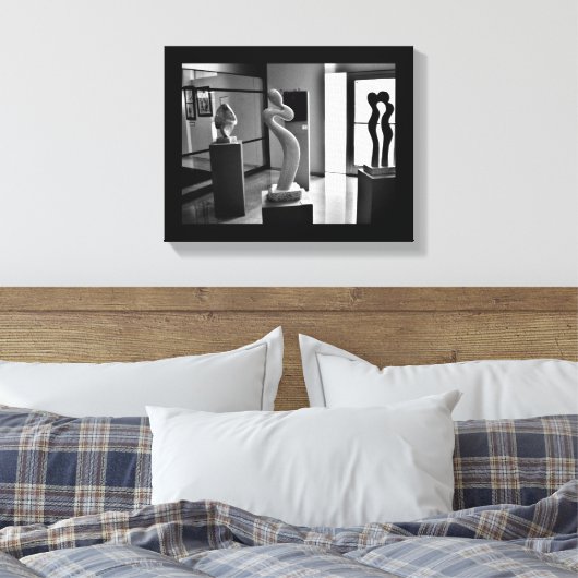 Liefde in het Museum Canvas Afdruk (Insitu (Slaapkamer))