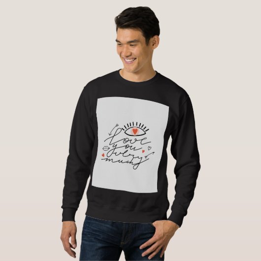 Liefde in het oog:  romantische schoonheid. trui (Voorkant volledig)