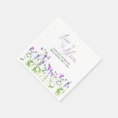 Liefde in het Paarse Vrijgezellenfeest Bloom Wildf Servet (Hoek)