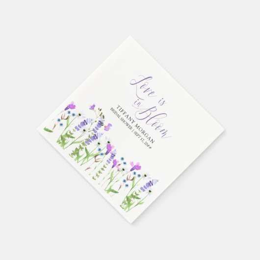 Liefde in het Paarse Vrijgezellenfeest Bloom Wildf Servet (Hoek)