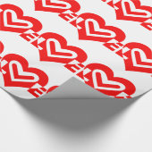 Liefde in het rood cadeaupapier (Hoek)