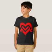 Liefde in het rood t-shirt (Voorkant volledig)