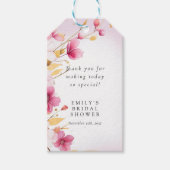 Liefde in het Vrijgezellenfeest Bloom Cadeaulabel (Voorkant)