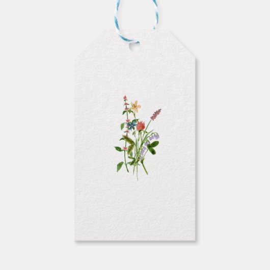 Liefde in het Vrijgezellenfeest Bloom Cadeaulabel (Achterkant)
