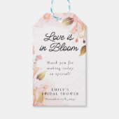 Liefde in het Vrijgezellenfeest Bloom Cadeaulabel (Voorkant)