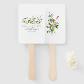 Liefde in het Vrijgezellenfeest Bloom Handwaaier (Voorkant en achterkant)