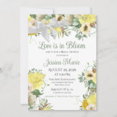 Liefde in het Vrijgezellenfeest Bloom Kaart (Voorkant)