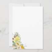 Liefde in het Vrijgezellenfeest Bloom Kaart (Achterkant)