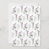 Liefde in het Vrijgezellenfeest Bloom Kaart (Achterkant)