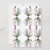 Liefde in het Vrijgezellenfeest Bloom Kaart (Achterkant)