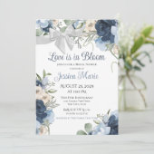 Liefde in het Vrijgezellenfeest Bloom Kaart (Staand voorkant)