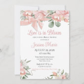 Liefde in het Vrijgezellenfeest Bloom Kaart (Voorkant)