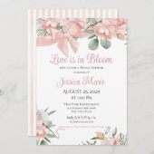 Liefde in het Vrijgezellenfeest Bloom Kaart (Voorkant / Achterkant)