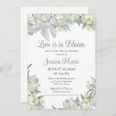 Liefde in het Vrijgezellenfeest Bloom Kaart (Voorkant / Achterkant)