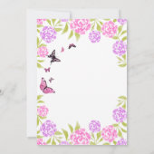 Liefde in het Vrijgezellenfeest Bloom Kaart (Achterkant)