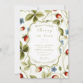 Liefde in het Vrijgezellenfeest Bloom Kaart (Voorkant)