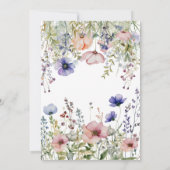 Liefde in het Vrijgezellenfeest Bloom Kaart (Achterkant)