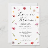 Liefde in het Vrijgezellenfeest Bloom Kaart (Voorkant)