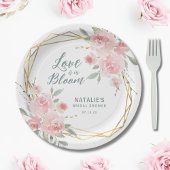 Liefde in het Vrijgezellenfeest Bloom Papieren Bordje