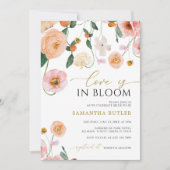 Liefde in het Vrijgezellenfeest Bloom Poppies Flow Kaart (Voorkant)