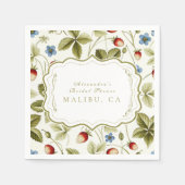 Liefde in het Vrijgezellenfeest Bloom Servet (Voorkant)