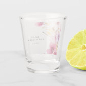 Liefde in het Vrijgezellenfeest Bloom Shot Glas (Achterkant)