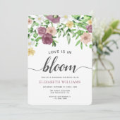 Liefde in het Vrijgezellenfeest Bloom Wildflower G Kaart (Staand voorkant)