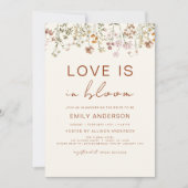 Liefde in het Vrijgezellenfeest Bloom Wildflower Kaart (Voorkant)