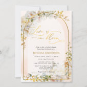 Liefde in het Vrijgezellenfeest Bloom Wildflower Kaart (Voorkant)