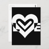 Liefde in het wit briefkaart (Voorkant / Achterkant)