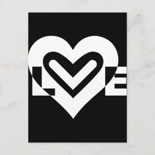 Liefde in het wit briefkaart
