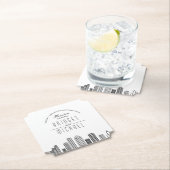 Liefde in Houston | City Skyline Welkom Kartonnen Onderzetters (Insitu)