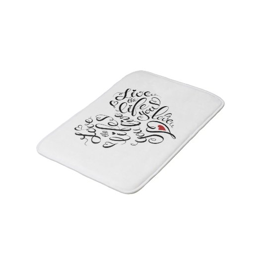 Liefde in je leven badmat (Gekanteld)