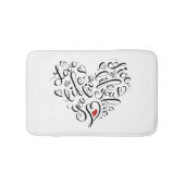 Liefde in je leven badmat (Voorkant)