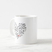 Liefde in je leven koffiemok (Voorkant links)