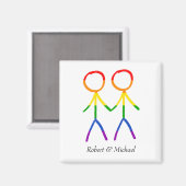 Liefde in kleur magneet (Voorkant / Achterkant)