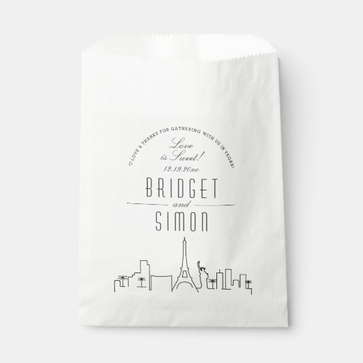 Liefde in Las Vegas | Trouwgunst Tassen Bedankzakje (Voorkant)